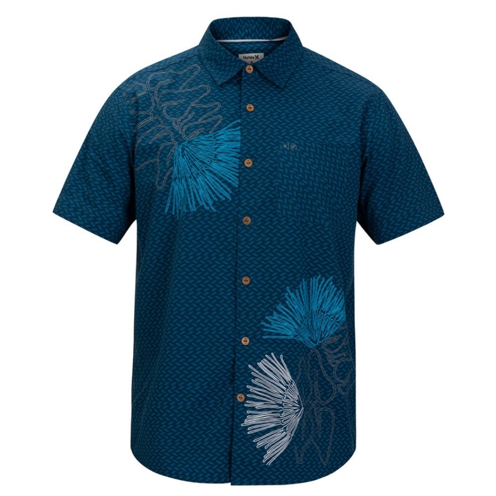 Hurley Sigzane Wailehua Short Sleeve ShirtSize Sm
